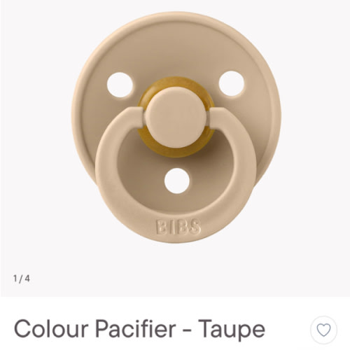 BIBS Colour Taupe Pacifier - Timeless Comfort – Bibsworld store US