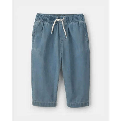 Baby Chambray Straight-Leg Pant - Light Wash - OshKosh B'gosh | Carter's