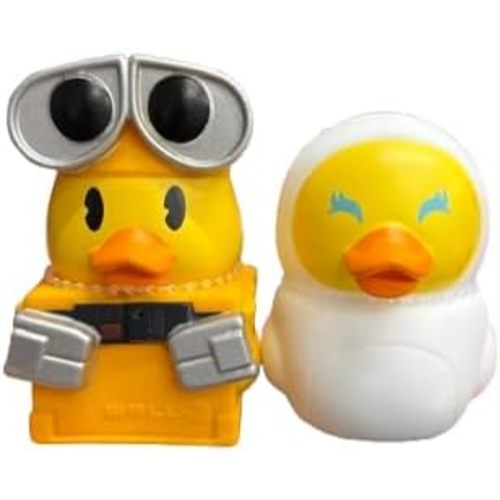 Just Play Duckalooz Rubber Duck 2 Pack - Wall-E & EVE - Bath Toys