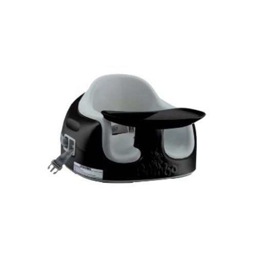 Bumbo Baby Infant Toddler Soft Foam Multi Seat with Removable Tray and Safety Buckle Straps for Kids' 6-36m - Black