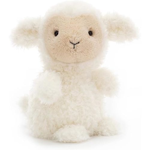 Jellycat Little Lamb Stuffed Animal, 7 inches - Lamb and Sheep Plush Toy - Classic Children's Gift