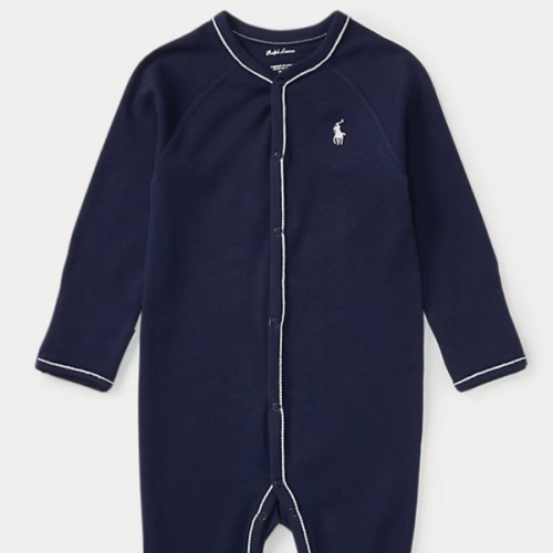 Cotton Jersey Footed Coverall | One-Pieces Baby | Ralph Lauren