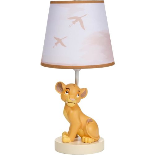 Lambs & Ivy Disney Baby Lion King Safari Custom Hand-Painted Lamp with Shade
