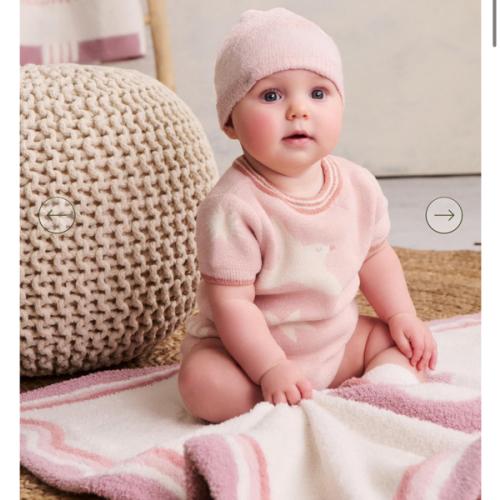 CozyChic Ultra Lite® Sparrow Baby Onesie | Barefoot Dreams®