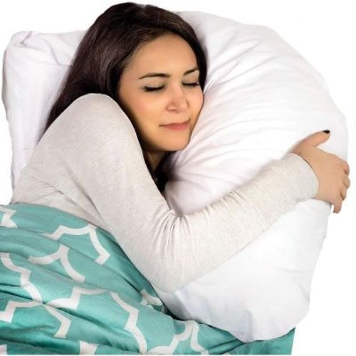 DMI Body Pillow, Side Sleeper and Pregnancy Pillow with Contoured Support to Eliminate Neck, Back, Hip, Joint Pain and Sciatica Relief