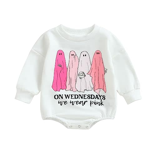 FIOMVA My First Christmas Baby Girl Boy Outfit Newborn Fall Winter Onesie Bubble Romper Oversized Sweatshirt Clothes