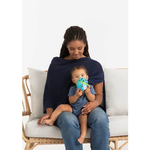 The Navy Cocoon™ Breathable Nursing Cover