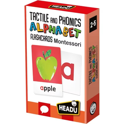 Montessori Flashcards Tactile and Phonics Alphabet
