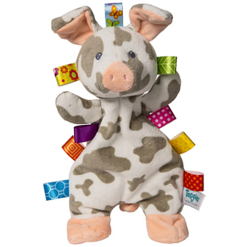 Taggies Patches Pig Lovey – 12" - Mary Meyer Stuffed Toys