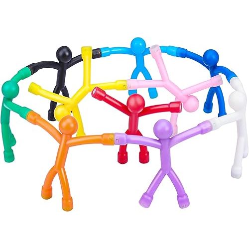 LOVIMAG 10Pcs Refrigerator Magnets Men, Cute Fridge Magnet Man,Fun Magnetic Toys Humanoid Magnet Toys for Kids, Solid Colorful Magnetic People Magnets Adults Lockers, Office,Whiteboard Decorative