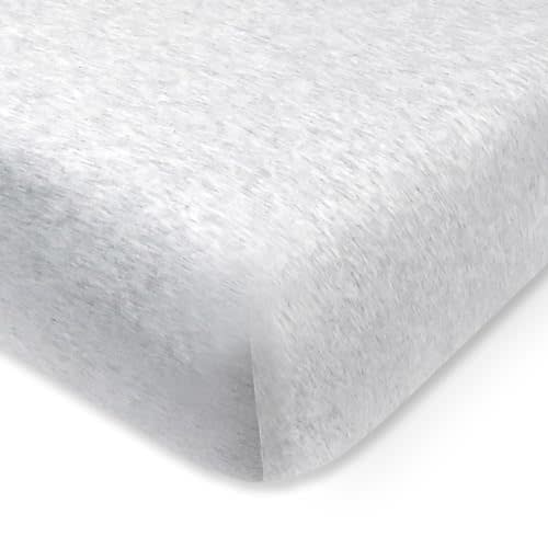 HonestBaby Unisex-Baby Fitted Crib Sheets Set Standard Mattress, 100% Organic Cotton Baby Boys, Girls, Neutral, 1 Pack - Sugar Swizzle, One Size