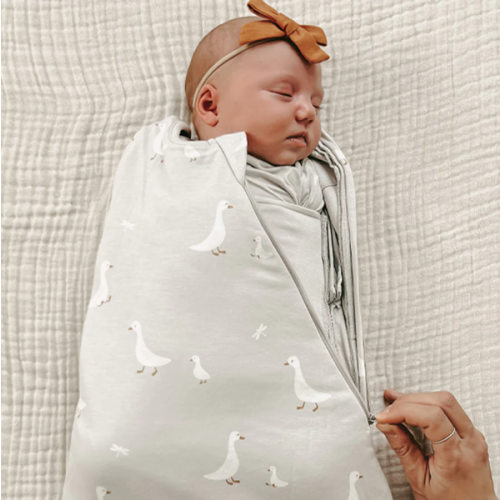 Goose 0.5 TOG Bamboo Viscose Swaddle Sleep Sack | günamüna