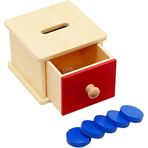Elite Montessori Coin Box with Thicker Coins