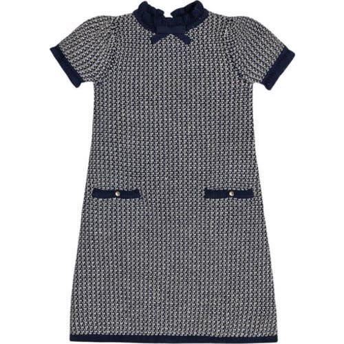 Baby Girls' Organic Ruffle Edge Sweater Dress, Infant, 18-24M