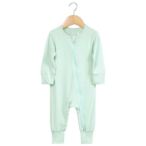 Onesie for Baby Cotton Rompers Footed Pajamas Zipper Long Sleeve Sleeper Jumpsuit Pjs for Boys 3-6 Months