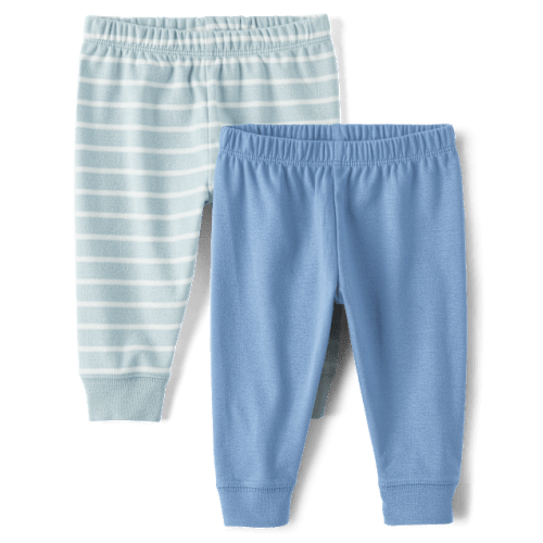 Baby Boys Striped Pants 2-Pack - Blue