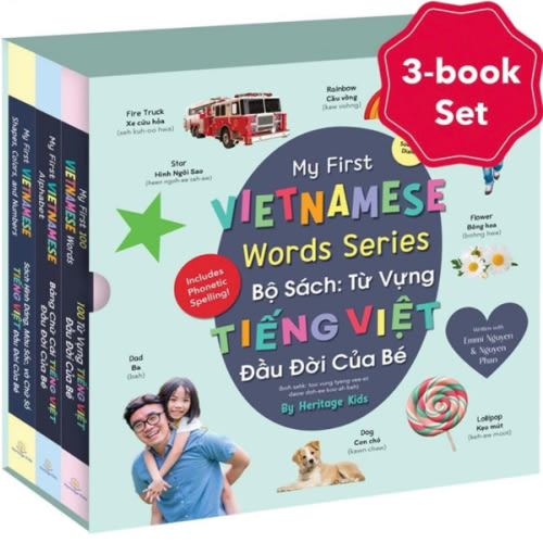 My First Vietnamese Words Series By Heritage Kids Press, Southern Saigon Dialect, Vietnamese Children Book, Baby Book for Kids, Vietnamese Books For Toddlers