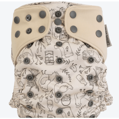 The Ultimate - One Size Pocket Reusable Cloth Diaper - Stretchy Tabs