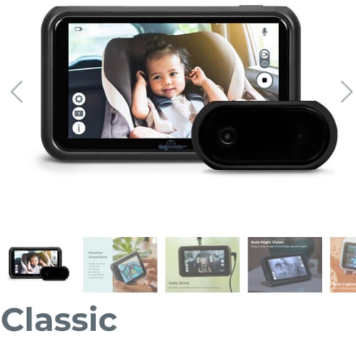 Tiny Basic - HD Baby Car Camera Monitor System - Tiny Traveler