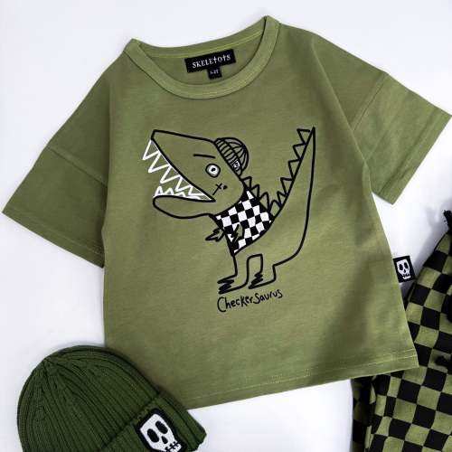 ⚡CHECKERSAURUS DINO TEE⚡ – Skeletots