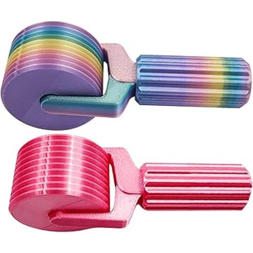 Diamond Art Roller, Essential DIY Craft Tool for Rhinestone Embroidery, Easy-Grip Hand Roller, Detachable Diamond Painting Tools, for Kid Adult DIY Full Drill Partial Drill (Macarons+Pink)