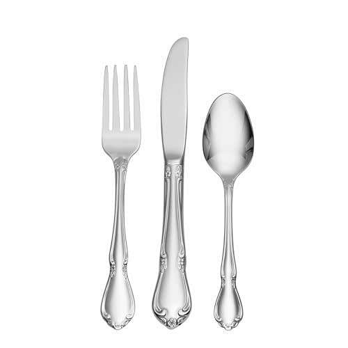 Oneida 2610003IL20 Chateau 3-Piece Child and Baby Flatware Set, 18/10 Stainless Steel