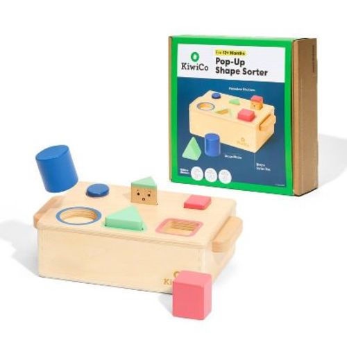 KiwiCo Activity Play Center 12m+ - Pop-Up Shape Sorter 4pc