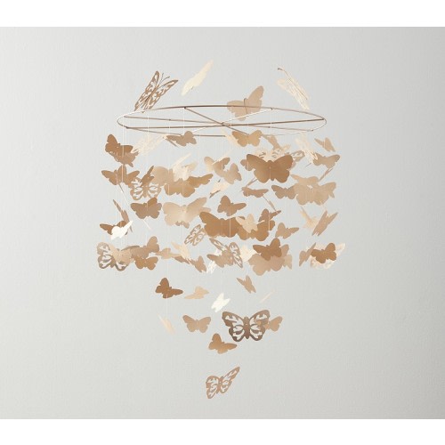 Paper Butterfly Mobile