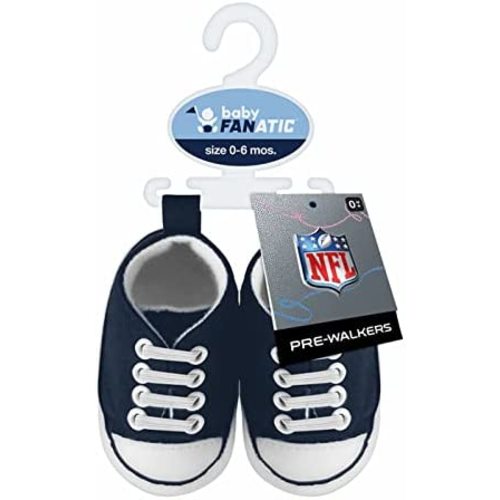 MasterPieces - NFL Baby Pre-Walkers Shoes, Officially Licensed, High Top Sneakers, Soft Anti-Slip Soles, Boys and Girls, 0-6 Months