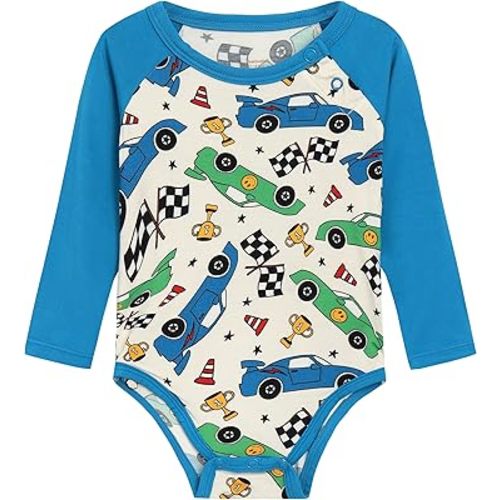 Baby Bodysuits Unisex Bodysuit Boys Girls Clothes Snap Viscose from Bamboo Infant Toddler Wear NB-24Months