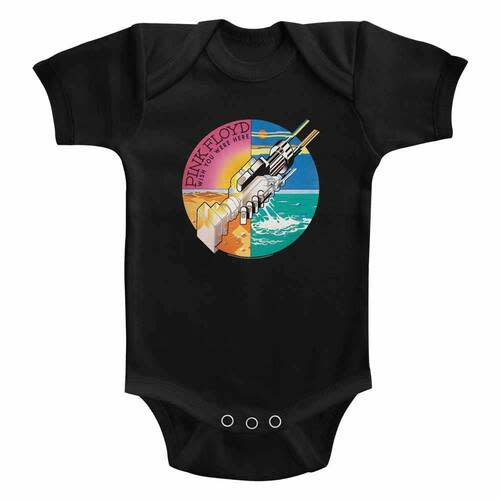 Pink Floyd Wish You Were Here Hands Black Infant Baby Onesie T-Shirt