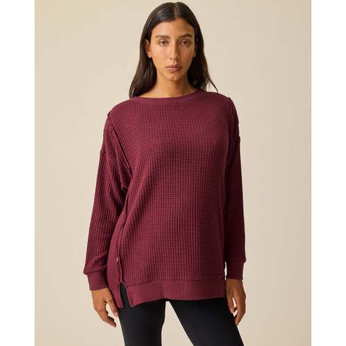 Joelle Thermal Maternity & Nursing Top | Aqua Mist - Kindred Bravely