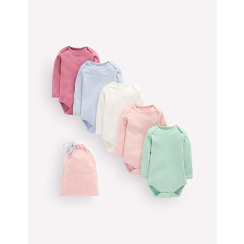 5 Pack Pointelle Bodies - Multi Rainbow | Boden USA
