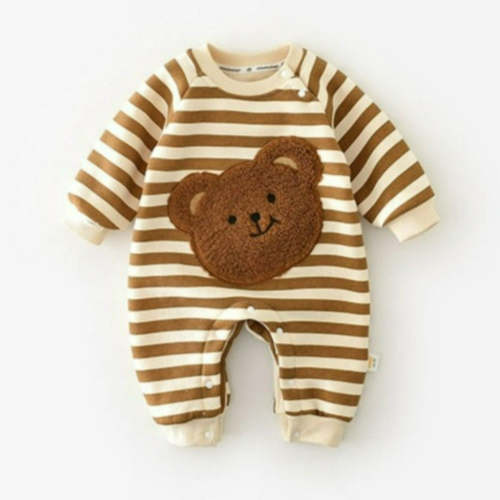 Cozy Unisex Baby Bear Romper – ONEAKIDS