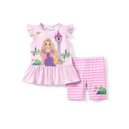 Disney Minnie Mouse Frozen Princess Marvel Toddler Girls Clothes Long Sleeve Sweatshirt + Leggings 2pcs Outfits Set 2-6Y