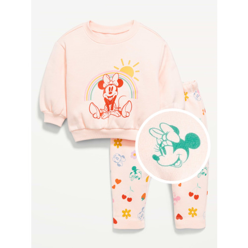 Disney© Crew-Neck Sweatshirt and Sweatpants Set for Baby