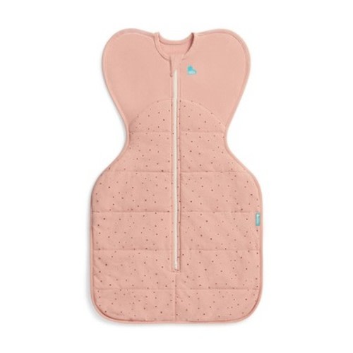 Love to Dream Swaddle Up Sleep Sack - Warm Cotton 2.5 TOG Rose Pebbles - Newborn: Snug Fit, Breathable Fabric, Two-Way Zipper
