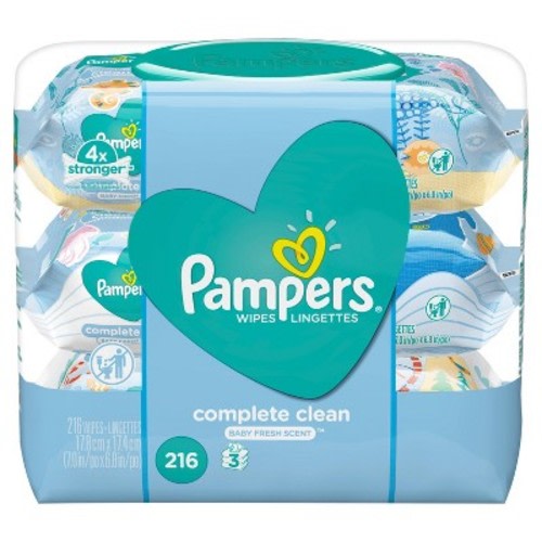 Pampers Wipes Complete Clean (216ct)