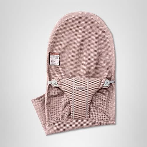 BabyBjörn Fabric Seat for Bouncer, Mesh, Dusty Pink