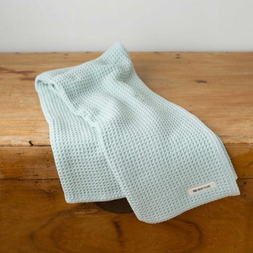 Cotton Waffle Toddler Blanket | Made in Maine