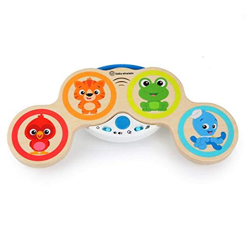 Baby Einstein Magic Touch Wooden Drum Musical Toy, Ages 6 Months Plus
