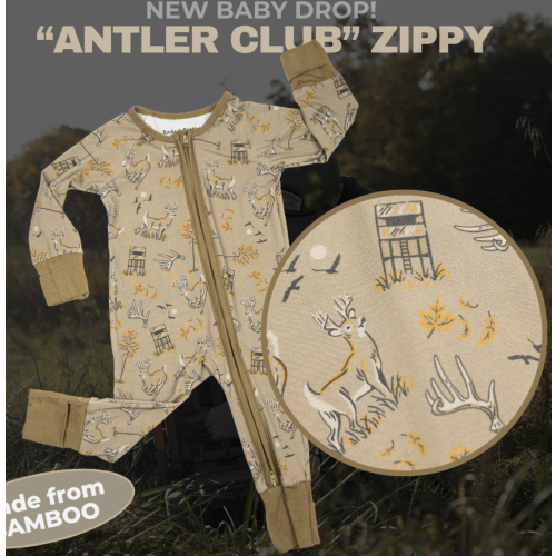 "Antler Club" Baby Zippy