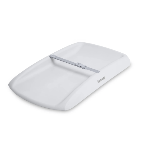 Ingenuity Comfy Clean Changing Pad with Safety Strap and Quick-Release Buckle - Grey