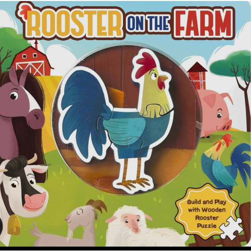 Rooster on the farm kids book