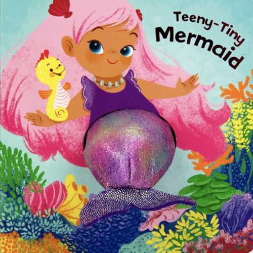 Teeny Tiny Mermaid Finger Puppet Board Book, Mythical & Magical Book for Mermaid Lovers
