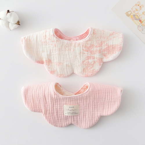 Dalrosia Dual Usage Baby Bibs for Drooling and Teething, Muslin Baby Drool Bibs for Boys & Girls with Hidden Pocket, Soft Cotton, Extra Absorbent, Mess-proof, for Toddler, Newborn, Infant