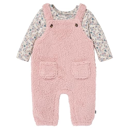 Modern Moments by Gerber unisex-baby 2-piece Microplush Overall Set