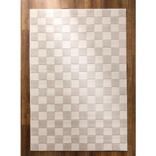 Soothing textured checkerboard rug 120 x 180 cm | Simons Maison | | Simons