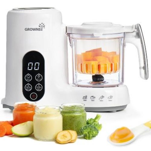 GROWNSY 600W Baby Mini Food Maker - White