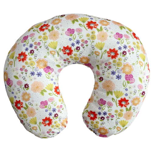 Nursing Pillow for nursing, bottle feeding,and bonding, Ergonomic Nursing Essentials for Bottle and Breastfeeding, Firm Fiber Fill, with Removable Pillow Cover, Machine Washable
